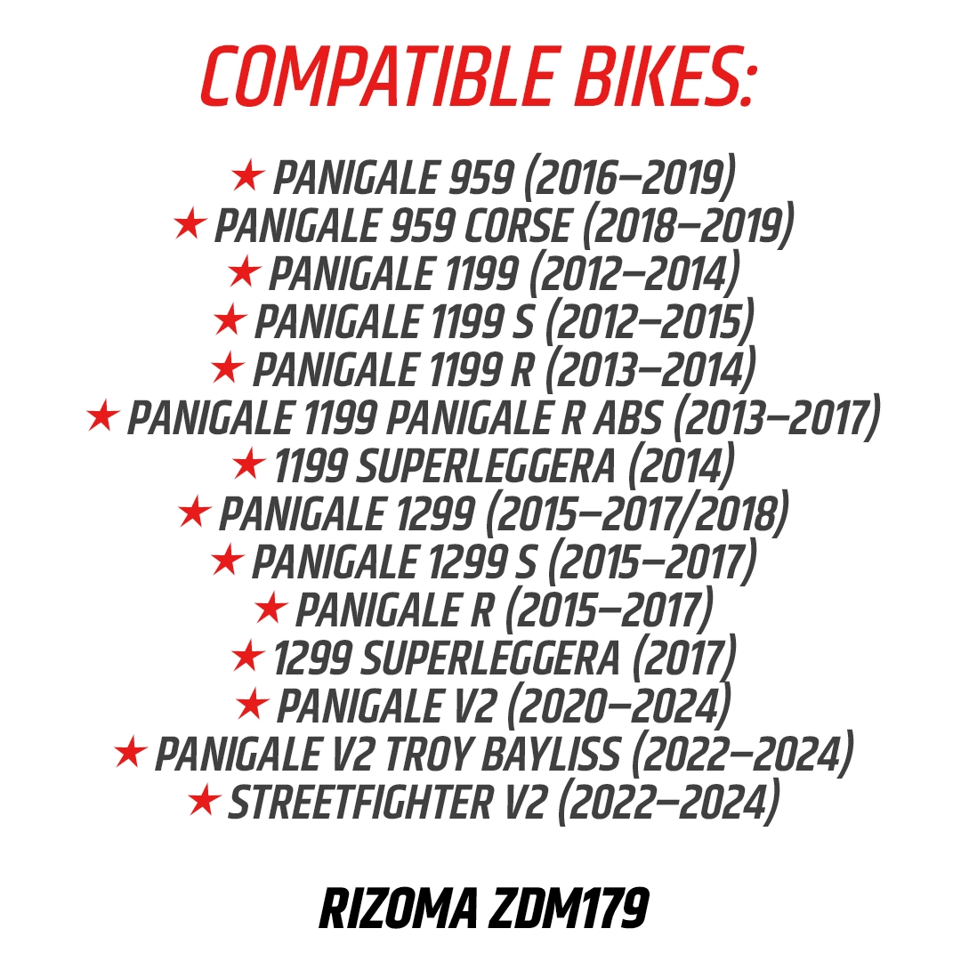 Rizoma ZDM179 Transparent Clutch Kit Ducati V2 - Image 5
